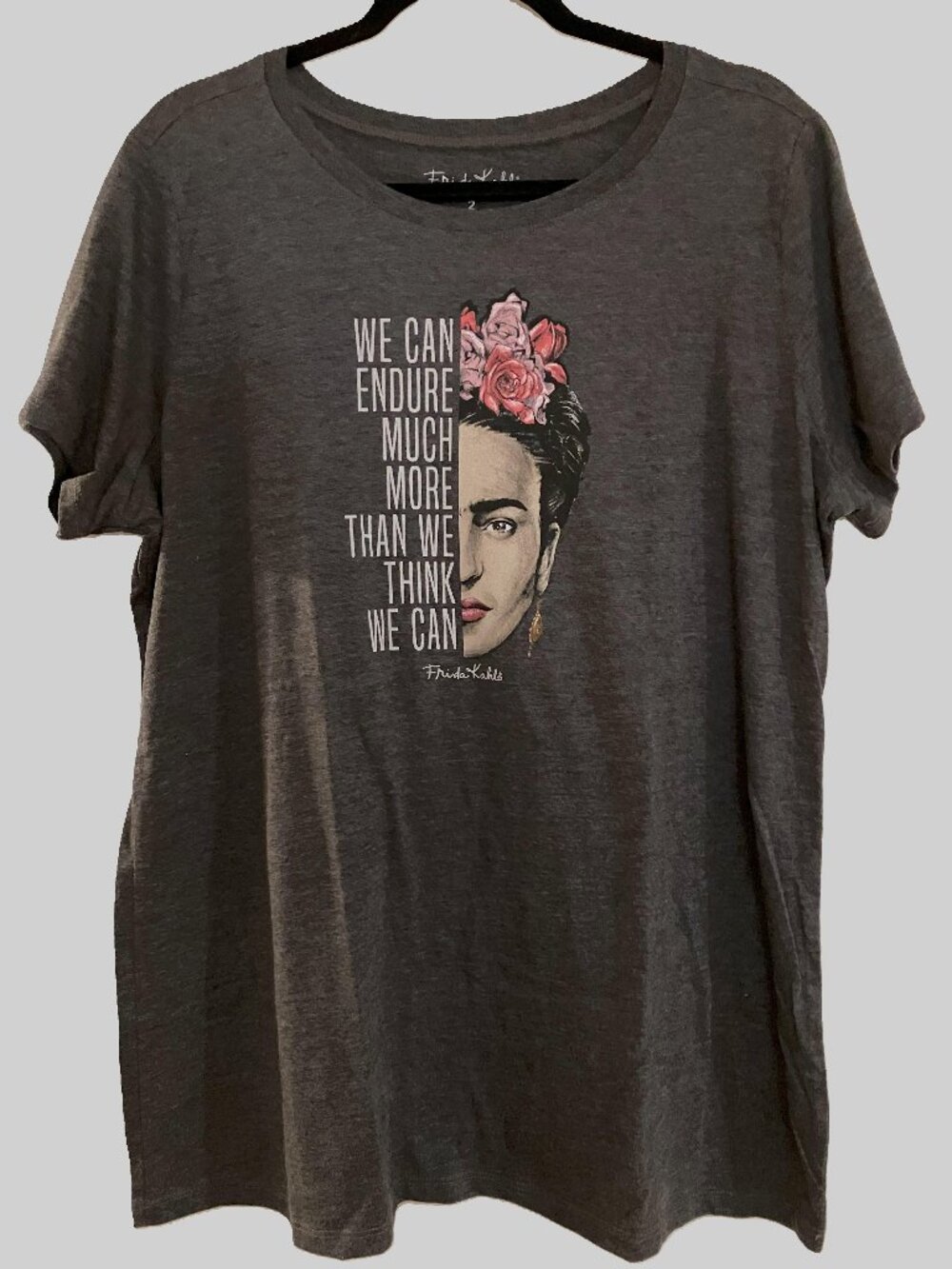 Torrid Size 2 (18-20) Frida Kahlo Graphic Short Sleeve Tee Shirt w/ Quote